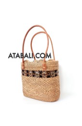 Handmade rattan fashion women bag